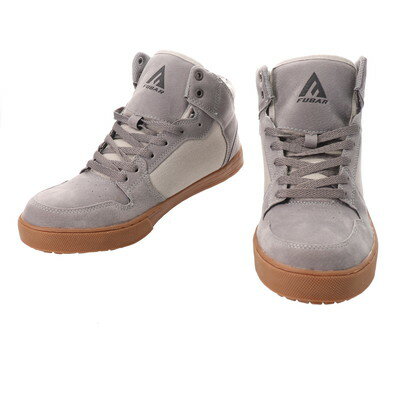 おたふく手袋 fubar FB-823 ワークシューズ ミドルカット灰 26.0(代引不可)【送料無料】