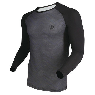 おたふく手袋 BTクールメッシュ ロングスリーブ クルーネックシャツ ジググレー LL JW-606(代引不可)【送料無料】