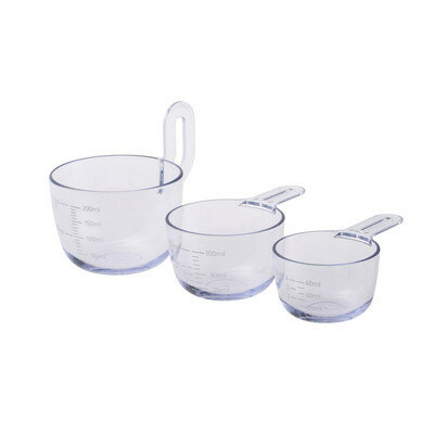貝印 KK スタッキング計量カップ3個セット(60ml・100ml・200ml) DH8129(代引不可)