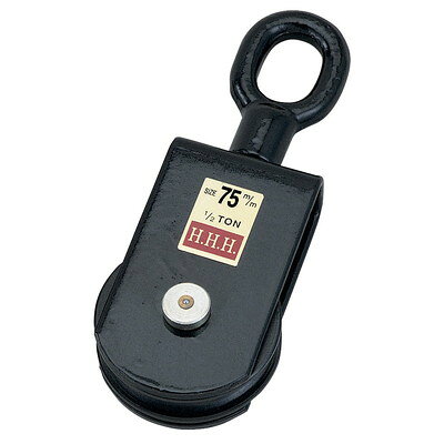 【商品説明】●強力簡易型滑車です。 ●使用荷重：0.5ton ●自重：1.2kg※メーカーの都合によりパッケージ、内容等が変更される場合がございます。当店はメーカーコード（JANコード）で管理をしている為それに伴う返品、返金等の対応は受け付けておりませんのでご了承の上お買い求めください。【代引きについて】こちらの商品は、代引きでの出荷は受け付けておりません。【配送について】北海道、沖縄、離島は配送できません。予めご了承ください。
