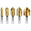 豊光 5PC.面取りカッター 六角軸付 PA-373(代引不可)【送料無料】