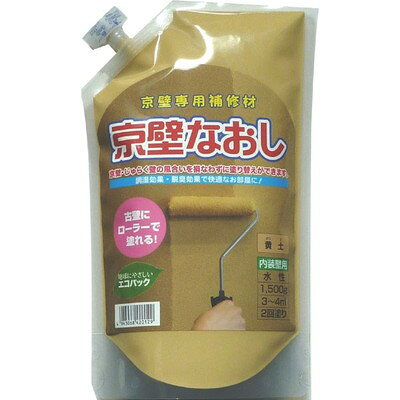 【商品説明】●古い壁にローラーで塗ることが可能。●和風色なので和室向きです。●アクドメールの下塗りが必要です。●商品サイズ:H280×W170×D80mm ●内容量:1.5kg ●容器込重量:1.53kg ●施工面積:3〜4平方メートル（下地の種類によって異なります。）※メーカーの都合によりパッケージ、内容等が変更される場合がございます。当店はメーカーコード（JANコード）で管理をしている為それに伴う返品、返金等の対応は受け付けておりませんのでご了承の上お買い求めください。【代引きについて】こちらの商品は、代引きでの出荷は受け付けておりません。【送料について】北海道、沖縄、離島は送料を頂きます。