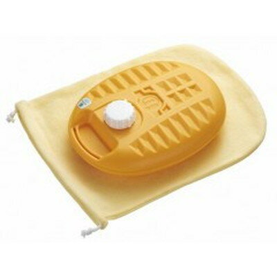 マルカ NEWポリ湯たんぽ1.8L袋付 イエロー(代引不可)