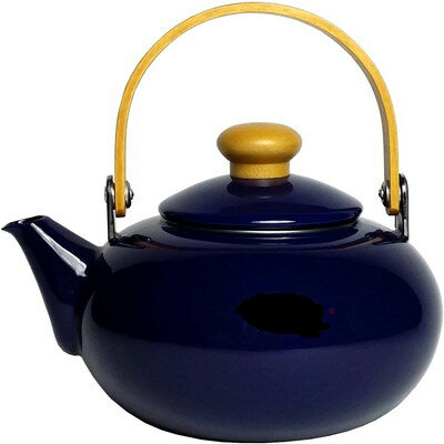 前川金属工業所 雅ホーローケットル 青(代引不可)【送料無料】