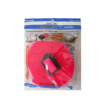 ユタカメイク ユタカ G-243レッド 自由自在バンド 25mmX3m(代引不可)