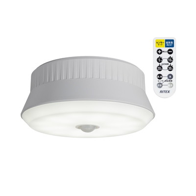 ムサシ LED-165 センサーシーリングライト リモコン付(代引不可)【送料無料】