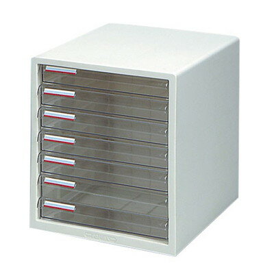 【商品説明】●A4サイズの書類、小物などの整理・保管に便利です。●引出しは書類の整理に便利な浅型タイプです。●引出しは透明度に優れ、内容物が良く見えます。●便利なタイトルシール付き。●本体底部にスベリ止めが付いています。●引出し数：浅型7段。●引出し内寸：W241×D313×H37mm。●商品サイズ：340×278×343mm ●重量：2550g ●材質：本体・ポリプロピレン/引出し・ポリスチレン ●生産国：日本※メーカーの都合によりパッケージ、内容等が変更される場合がございます。当店はメーカーコード（JANコード）で管理をしている為それに伴う返品、返金等の対応は受け付けておりませんのでご了承の上お買い求めください。【代引きについて】こちらの商品は、代引きでの出荷は受け付けておりません。【送料について】北海道、沖縄、離島は送料を頂きます。