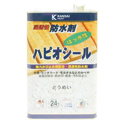 カンペハピオ ハピオシール とうめい 4L #00157660221040(代引不可)【送料無料】