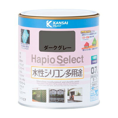 カンペハピオ ハピオセレクト ダークグレー 0.7L #00017650091007(代引不可)【送料無料】
