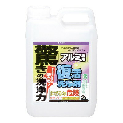 カンペハピオ 復活洗浄剤 アルミ用 2L #00017660021020(代引不可)【送料無料】