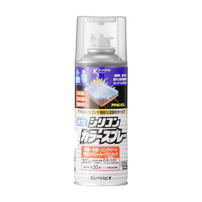 カンペハピオ 水性シリコンカラースプレー とうめい 300ML #00507654002300(代引不可)