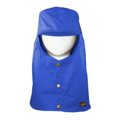 日光物産 AMTX AX1302 防炎頭巾 ツバ有 M BL(代引不可)【送料無料】