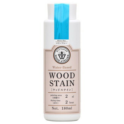 和信ペイント Wood Atelier ウッドステイン WS-19 マリンブルー 180ml #800669(代引不可)