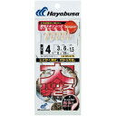 HAYABUSA 太ハリスサビキ 蓄光スキンレッド HS415 4号 ハリス3 HS415-4-3(代引不可)