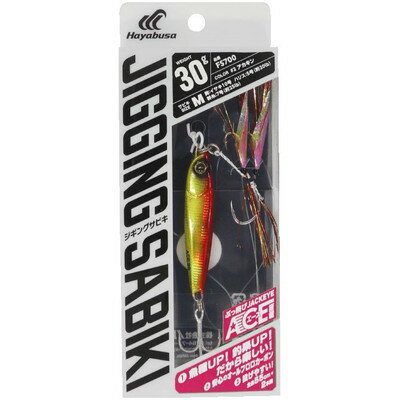 【商品説明】●擬餌をよりルアーライクにしたニュージギングサビキ。●ルアーテイストなツートンカラー仕上げで、ジグとの相性を向上させました。●付けるだけで釣果アップが期待できるショアジギングのマストアイテムです！●また、シラスなどの極小ベイトパターンの際にも効果を発揮します。●鈎：8●ハリス：3●幹糸：5●カラー：アカキン※メーカーの都合によりパッケージ、内容等が変更される場合がございます。当店はメーカーコード（JANコード）で管理をしている為それに伴う返品、返金等の対応は受け付けておりませんのでご了承の上お買い求めください。【代引きについて】こちらの商品は、代引きでの出荷は受け付けておりません。【送料について】北海道、沖縄、離島は送料を頂きます。