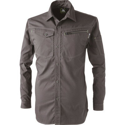 中国産業 Cs 2901-816-4L ドビー長袖シャツ オリーブ 4L #2901-816-4L(代引不可)【送料無料】