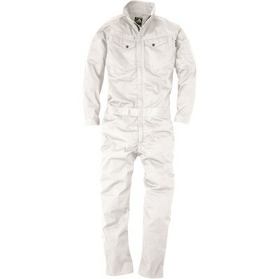 Long-Sleeved - 中国産業 Cs 2000-823-4L 長袖ツナギ Bホワイト 4L #2000-823-4L(代引不可)【送料無料】