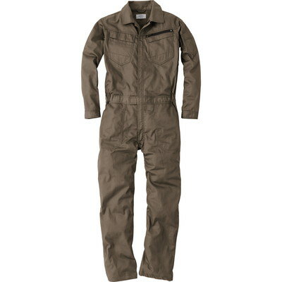 Long-Sleeved - 中国産業 HOP 9212-08-M コスパ長袖ツナギ カーキ M #9212-08-M(代引不可)【送料無料】