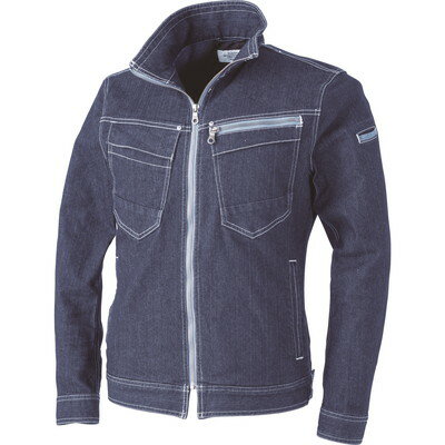 中国産業 HOP 9818-17-6L 長袖ブルゾンインディゴ6L #9818-17-6L(代引不可)【送料無料】