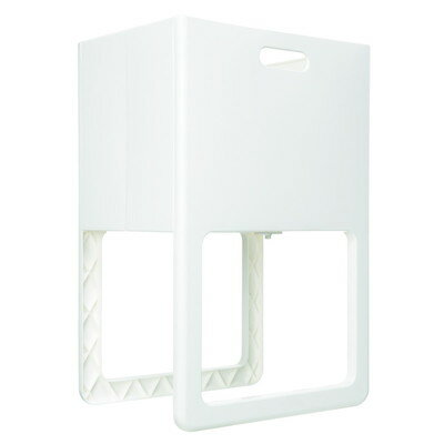 伊勢藤 折りたたみ&脚付きバスケット ACOT(アコット) ホワイト I-541(代引不可)【送料無料】