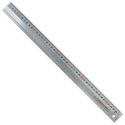 BIGMAN アルミ定規 2色目盛 45cm BAR-45(代引不可)