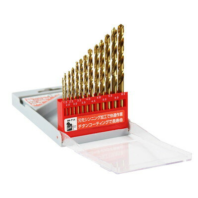 iHelp 鉄工用ドリルセット 13本組 IH-711(代引不可)