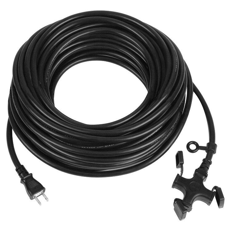 宏和工業 黒 2x1.25x20m 3口 マルチ KM10-20(代引不可)【送料無料】