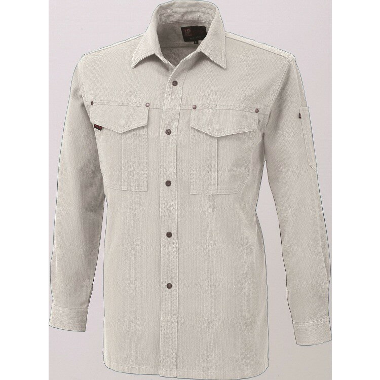 CUC HOP 長袖シャツ アイボリLL 7901-03-LL(代引不可)【送料無料】