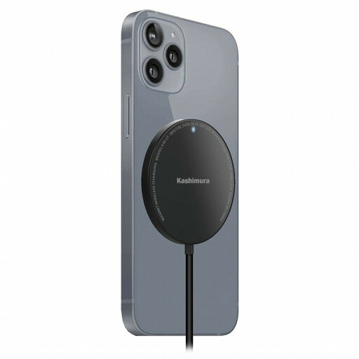 カシムラ マグネットワイヤレス充電器 15W 1m KW-27(代引不可)【送料無料】 カシムラ マグネットワイヤレス充電器 15W 1m KW-27(代引不可)【送料無料】