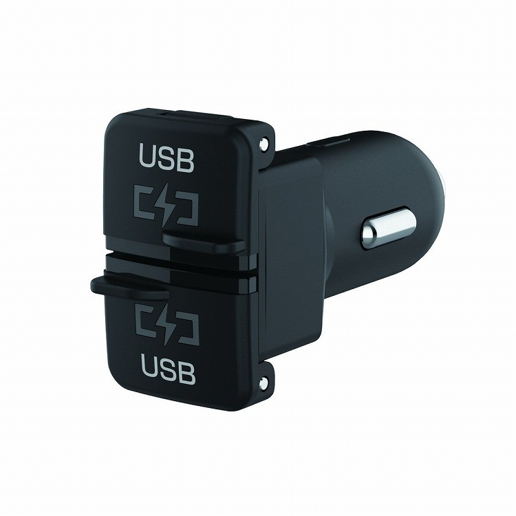 Handsfree - カシムラ 純正風DC-4.8AUSB2ポート DC-048(代引不可)
