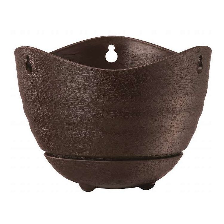 Hanging Bowls - フレグラー吊り鉢6号 ダークブラウン 大和プラスチック(代引不可)