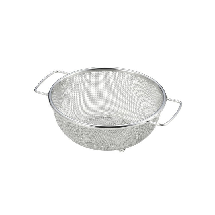ステンレス製両手付丸形ザル19cm(脚付) ヨシカワ 1686195(代引不可)【送料無料】