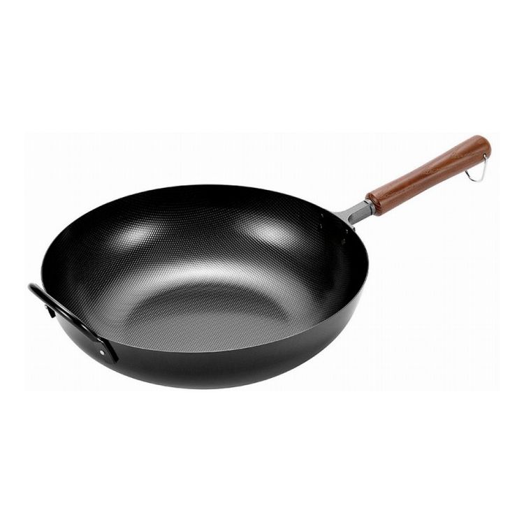 Small Pans - よこやま いため鍋33cm 向い手付(袋入り・バルク) EJT-600(代引不可)【送料無料】