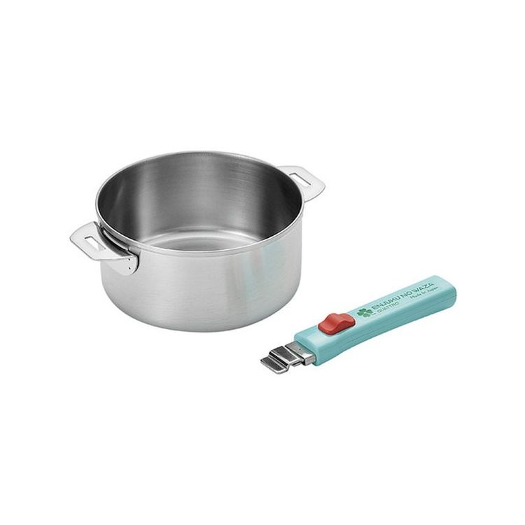 よこやま ステンレス鍋16cm・着脱ハンドル EJQ-450(代引不可)【送料無料】