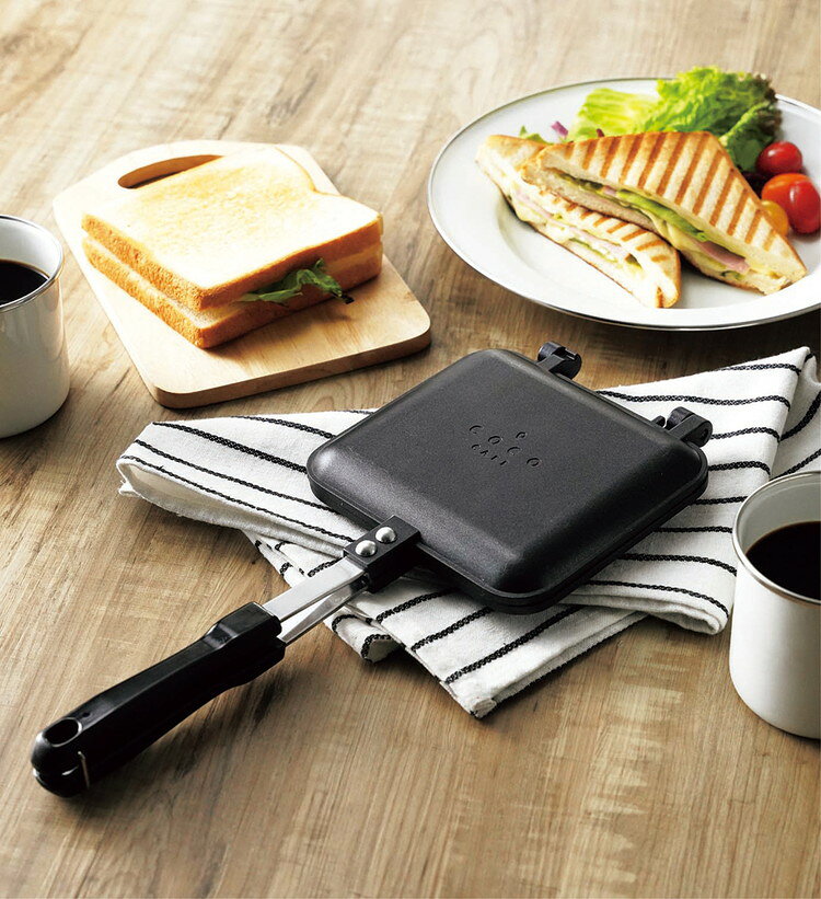 カクセー cococafe -ココカフェ- ホットサンドメーカー CC-22(代引不可)【送料無料】
