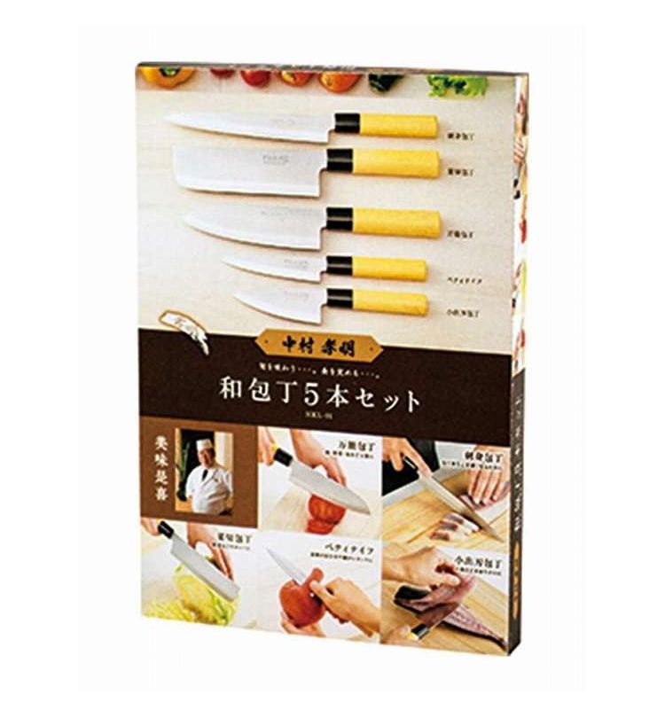 リコメン堂ホームライフ館のカクセー 中村孝明 和包丁 5本セット NKL-01(代引不可)【送料無料】｜アングル3
