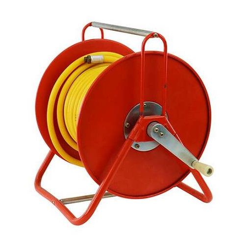 【用途】●動噴パーツ。【商品説明】●動噴用ホースの巻取機です。●ホースがセットになった動噴用のホースを巻き取るパーツです。《スペック》■ネジ：G1/4。■ホース長さ：50m。■金具付。■ホースサイズ：内径8.5×外径14.5mm。【代引きについて】こちらの商品は、代引きでの出荷は受け付けておりません。【送料について】北海道、沖縄、離島は送料を頂きます。