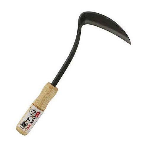 【用途】●除草作業。【商品説明】●左利き用のカット鎌です。●刃部は切れ味が持続する鋼付です。《スペック》■刃部：鋼付。■左利き用。《材質》■刃部：刃物鋼(鋼付)。■柄：椿。【代引きについて】こちらの商品は、代引きでの出荷は受け付けておりません。【送料について】北海道、沖縄、離島は送料を頂きます。