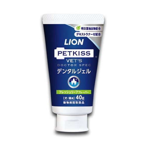 リコメン堂ホームライフ館の【4個セット】 ライオンペット PETKISS ベッツドクタースペック デンタルジェル フレッシュリーフ 犬猫用 40g【送料無料】｜アングル2