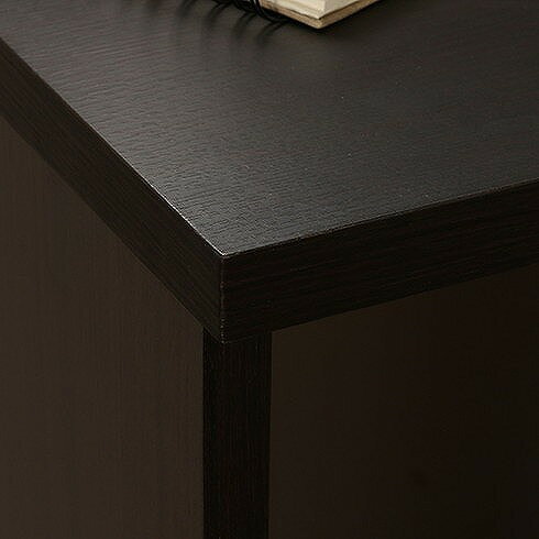 デスク2点セット ブラウン W1010×D590×H725mm おしゃれ 机 ブラウン(代引不可)【送料無料】 [2]