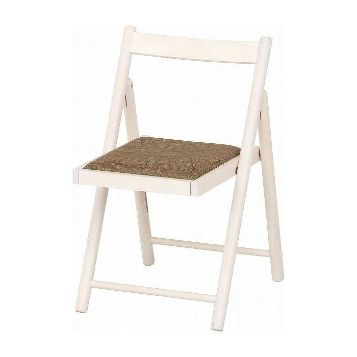 フォールディングチェアー W430×D530×H700mm 430mm 天然木化粧繊維板 おしゃれ ホワイトウォッシュ(代..