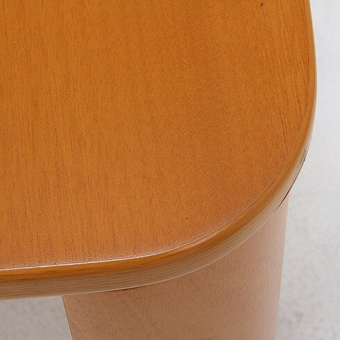 折脚ローテーブル W1050×D750×H320mm MDF(突板ラバーウッド) おしゃれ ナチュラル(代引不可)【送料無料】 [2]