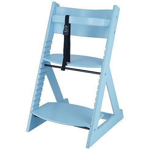 ベビーチェア グローアップチェアー W450×D505×H785mm 積層合板 おしゃれ ペールブルー(代引不可)【送料無料】