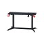 ߥ󥰥ǥ GAMING DESK XeNO() W1200D650H715~1115mm PVC MDF   å(Բ)̵