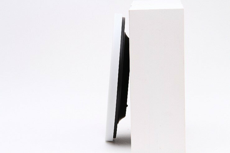 掛時計 ミーナ Φ25cm W254×D40×H254mm ポリスチレン ウォッチ おしゃれ ホワイト(代引不可) [3]