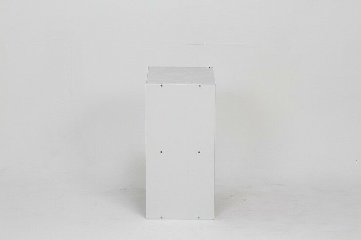 カラーボックス 可動棚 W418×D290×H590mm プリント紙化粧パーティクル おしゃれ ホワイト(代引不可)【送料無料】 [3]