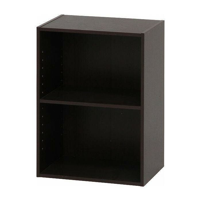 カラーボックス 可動棚 W418×D290×H590mm プリント紙化粧パーティクル おしゃれ ブラウン(代引不可)【送料無料】