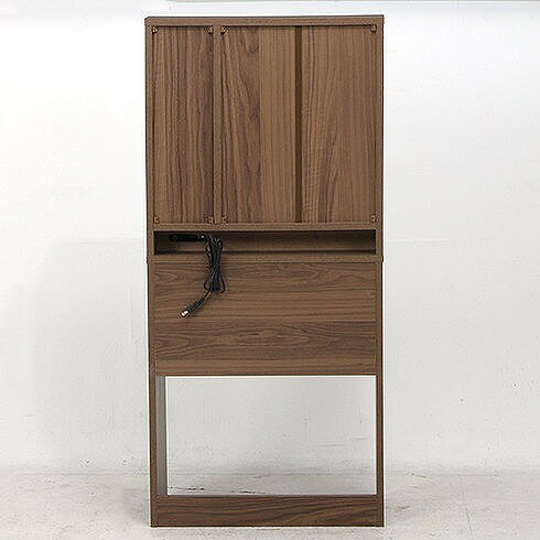 リコメン堂ホームライフ館のドレッサー(三面鏡) スツール付き W600×D390×H1300mm おしゃれ 収納 ブラウン(代引不可)【送料無料】｜アングル3