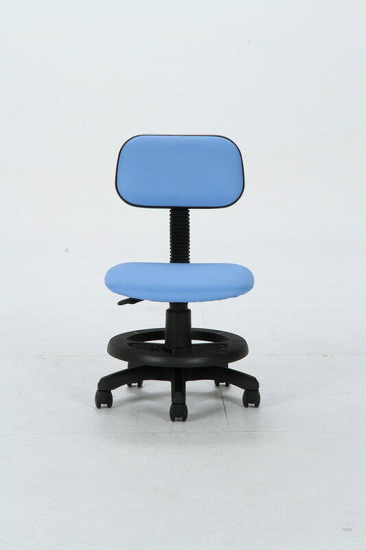 学童チェアー ブルー 幅45×奥行47×高さ76~87cm スチール ウレタンフォーム ポリエステル(代引不可)【送料無料】 [2]