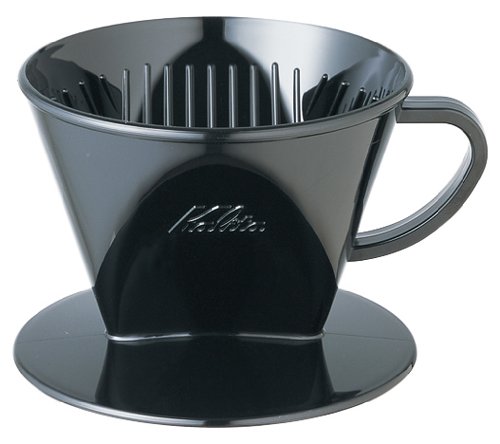 カリタ Kalita プラスチック製コーヒードリッパー 【2～4人用】 102-KP ブラック #05027